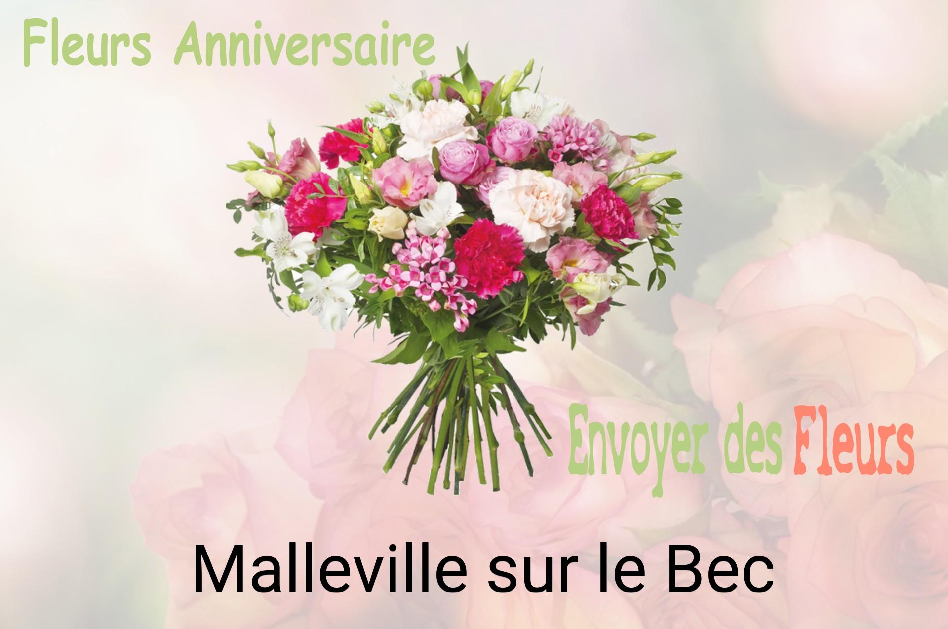 Bouquet de fleurs d’anniversaire livré à Malleville-sur-le-Bec