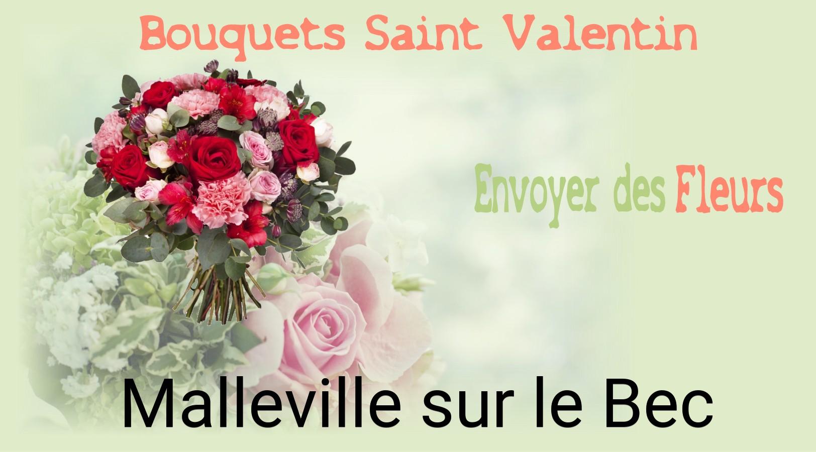 Roses de Saint-Valentin livrées à Malleville-sur-le-Bec